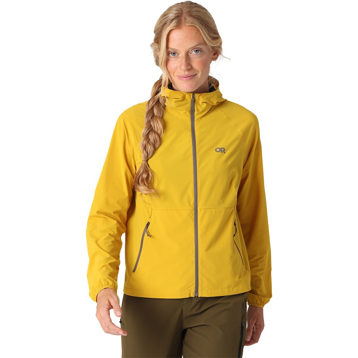 Image of Outdoor Research Astroman Full-Zip Sun Hoodie - Women's Amber, XS
