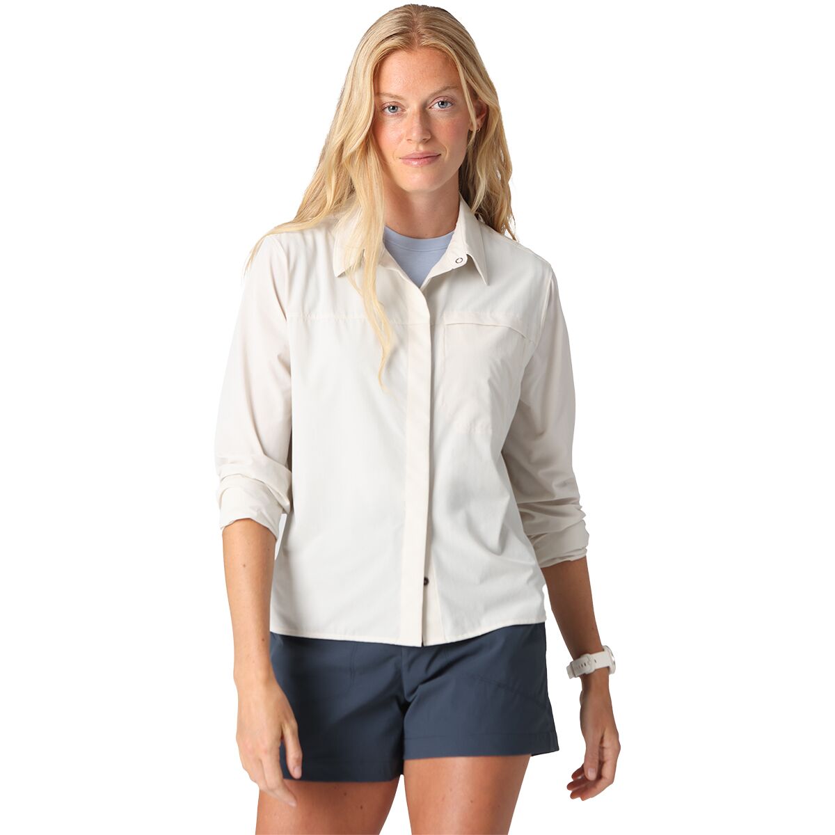 Image of Outdoor Research Astroman Long-Sleeve Sun Shirt - Women's Oyster, L