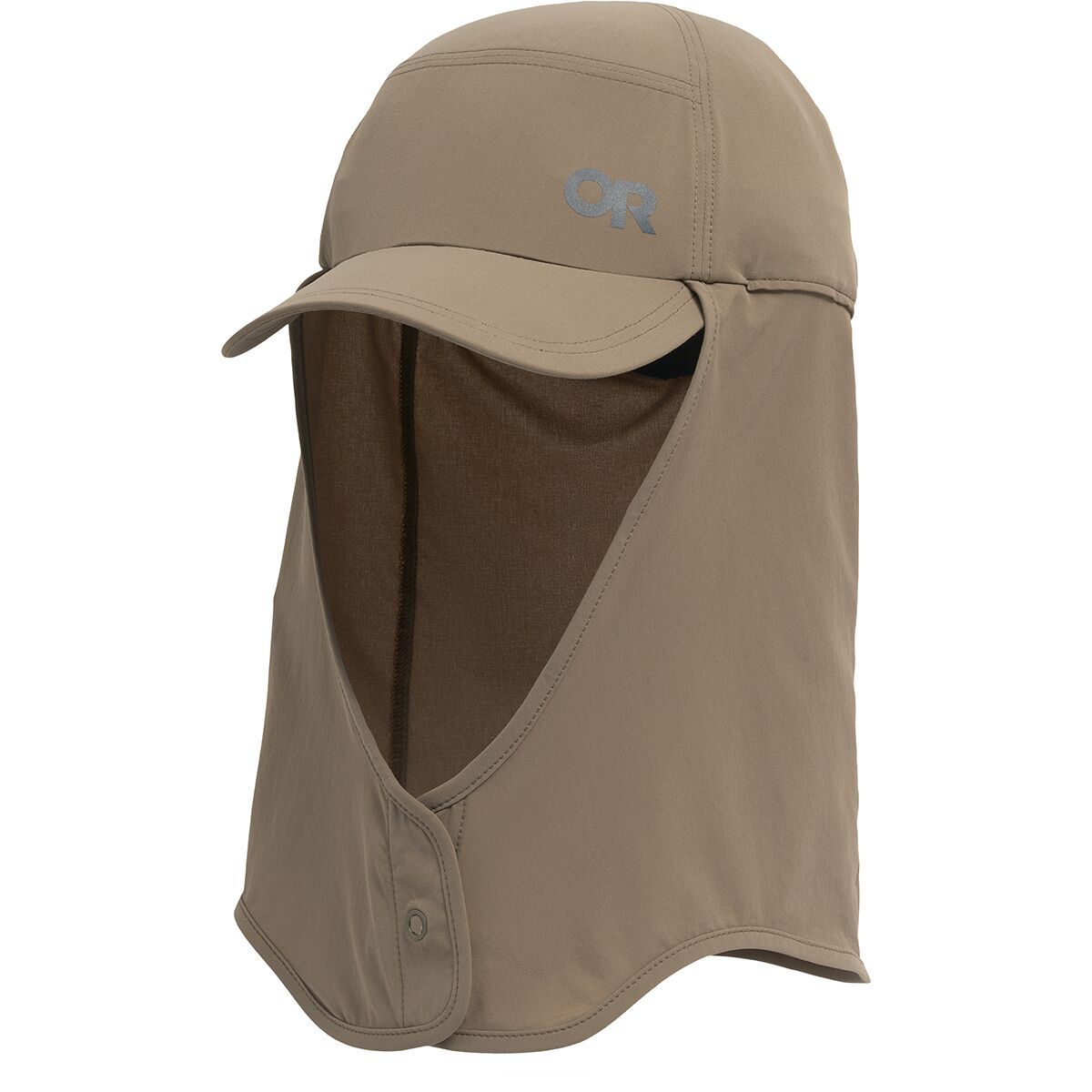 Image of Outdoor Research Astroman Sun Cape Cap Gravel, S/M