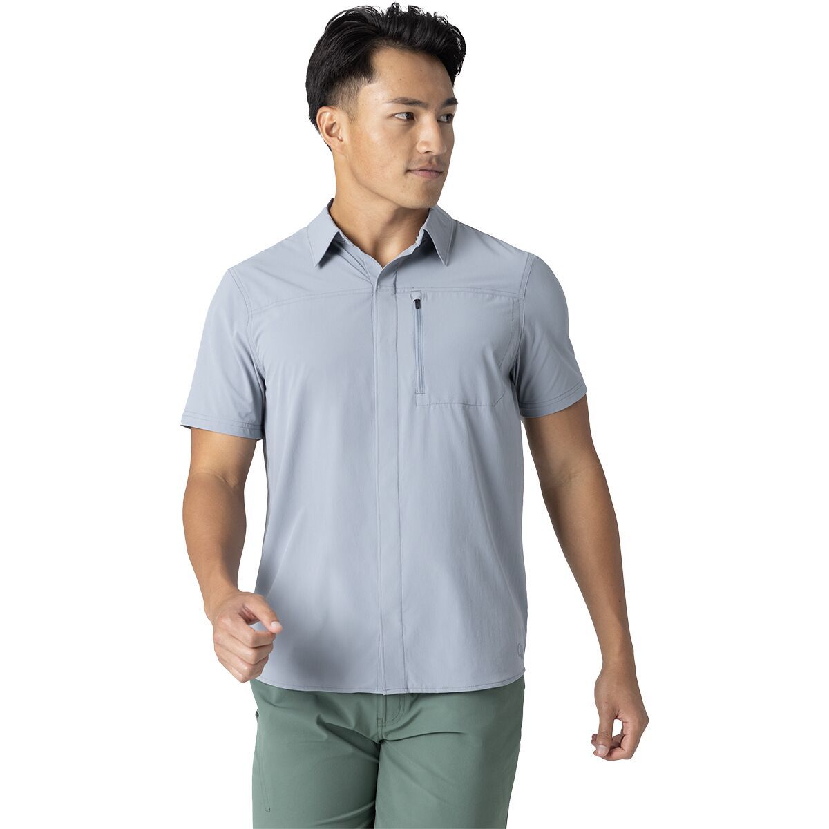 Image of Outdoor Research Astroman Air Short-Sleeve Shirt - Men's Slate, XXL