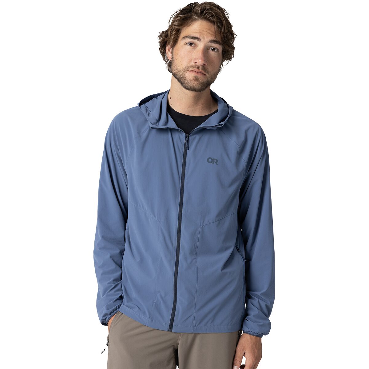 Image of Outdoor Research Astroman Full-Zip Sun Hoodie - Men's Skyline, L