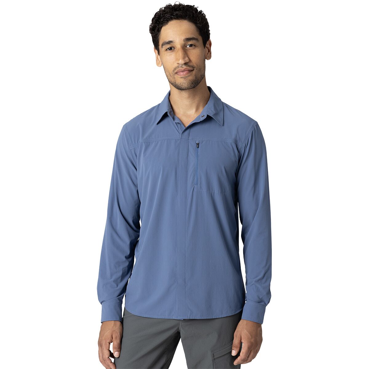Image of Outdoor Research Astroman Long-Sleeve Sun Shirt - Men's Skyline, XS