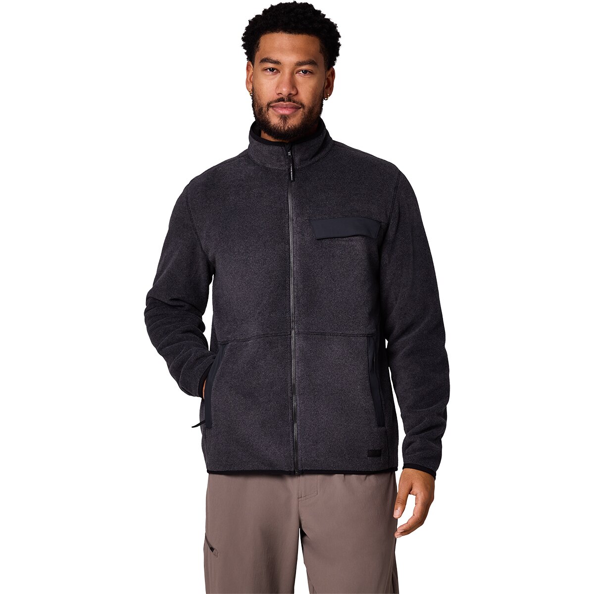 Image of Outdoor Research Deming Fleece Jacket - Men's Black, S