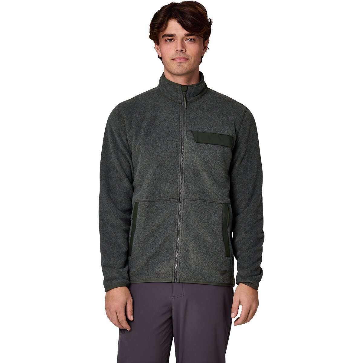 Image of Outdoor Research Deming Fleece Jacket - Men's Dark Laurel, M