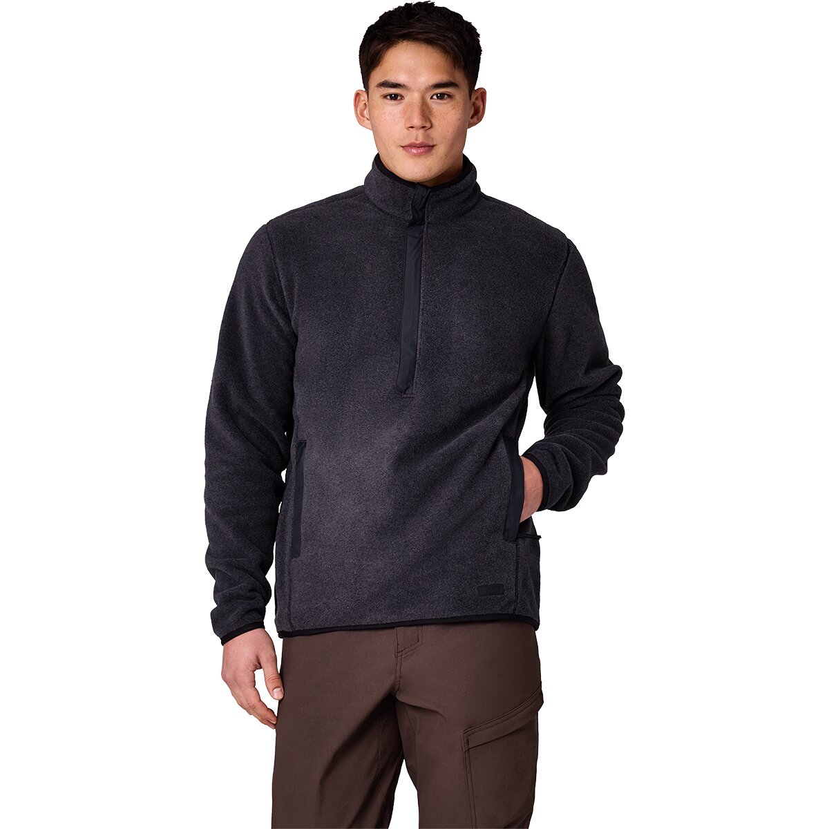 Image of Outdoor Research Deming Fleece Pullover - Men's Black, M