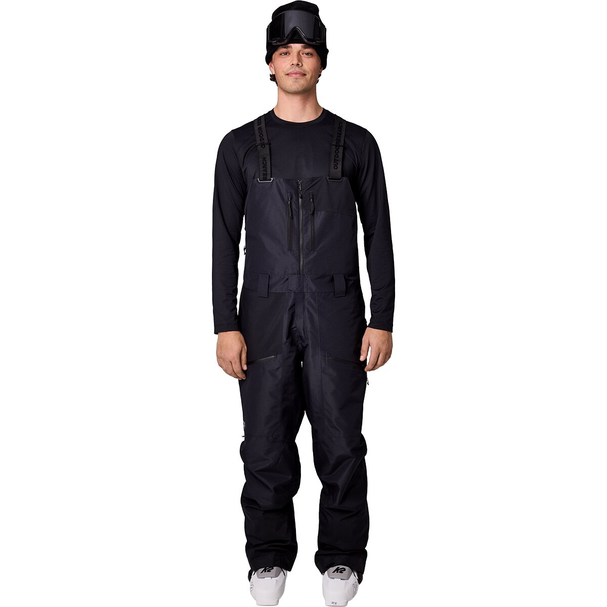 Image of Outdoor Research Powderverse Bib - Men's Black, L/Reg