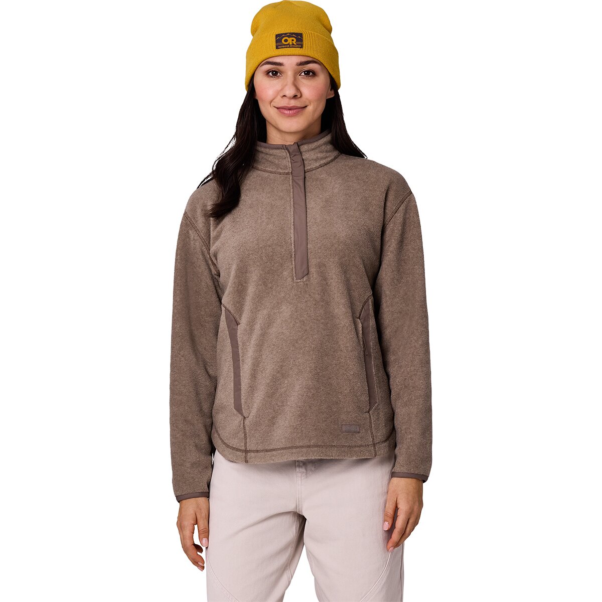 Image of Outdoor Research Deming Fleece Pullover - Women's Sable, M