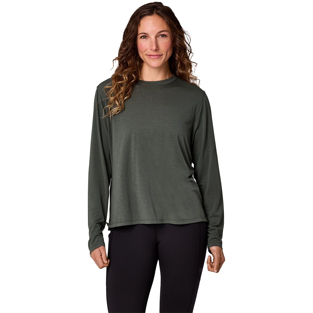 Image of Outdoor Research Eclipse Sun Long-Sleeve T-Shirt - Women's Dark Laurel, M