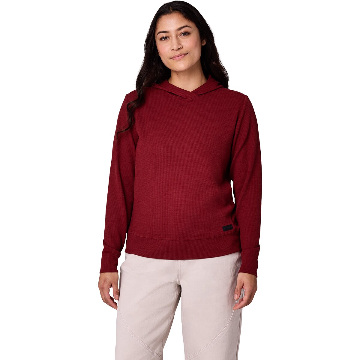 Image of Outdoor Research Eclipse Waffle Hoodie - Women's Vermillion, S