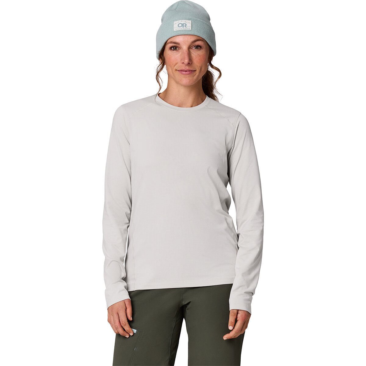 Outdoor Research Outdoor Research Vigor LT Crew Top - Women's Oyster, S