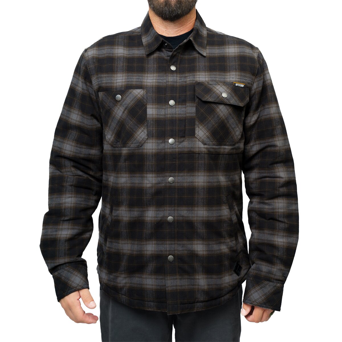 Image of Off the Grid Ironside Flannel Shirt - Men's Black, M