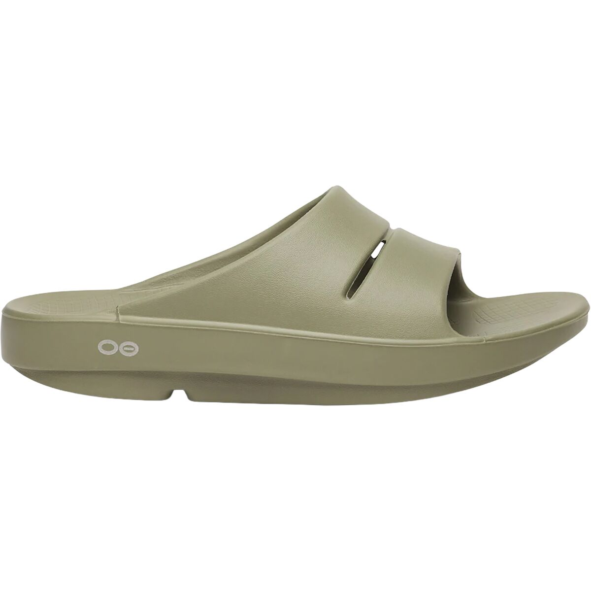 Image of Oofos Ooahh Slide Sandal Foliage, Mens 7.0/Womens 9.0