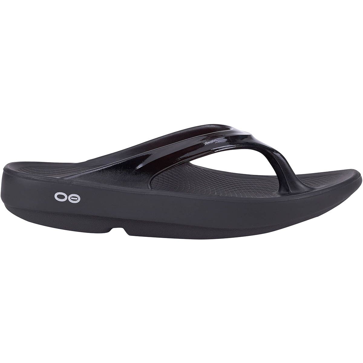 Image of Oofos Oolala Thong - Women's Black, 9.0