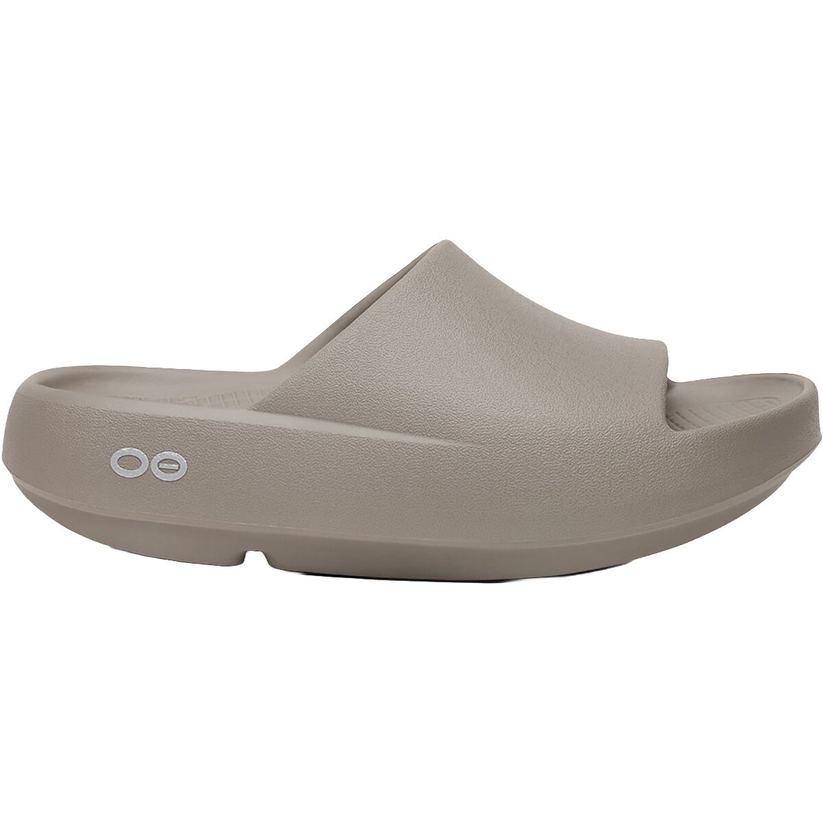 Image of Oofos OOahh Plus Slide Sandal Driftwood, Mens 12.0/Womens 14.0