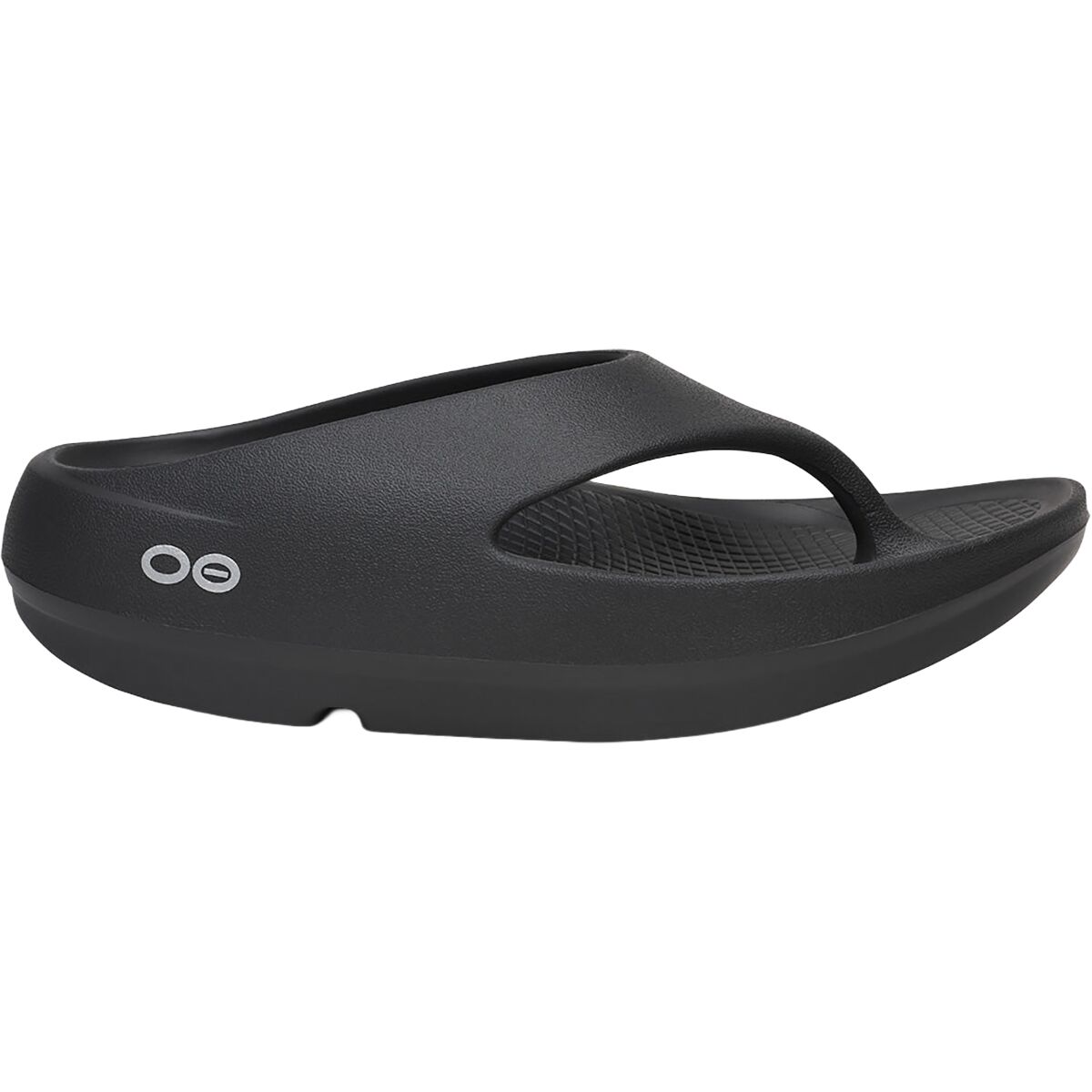Image of Oofos OOriginal+ Thong Black, Mens 5.0/Womens 7.0