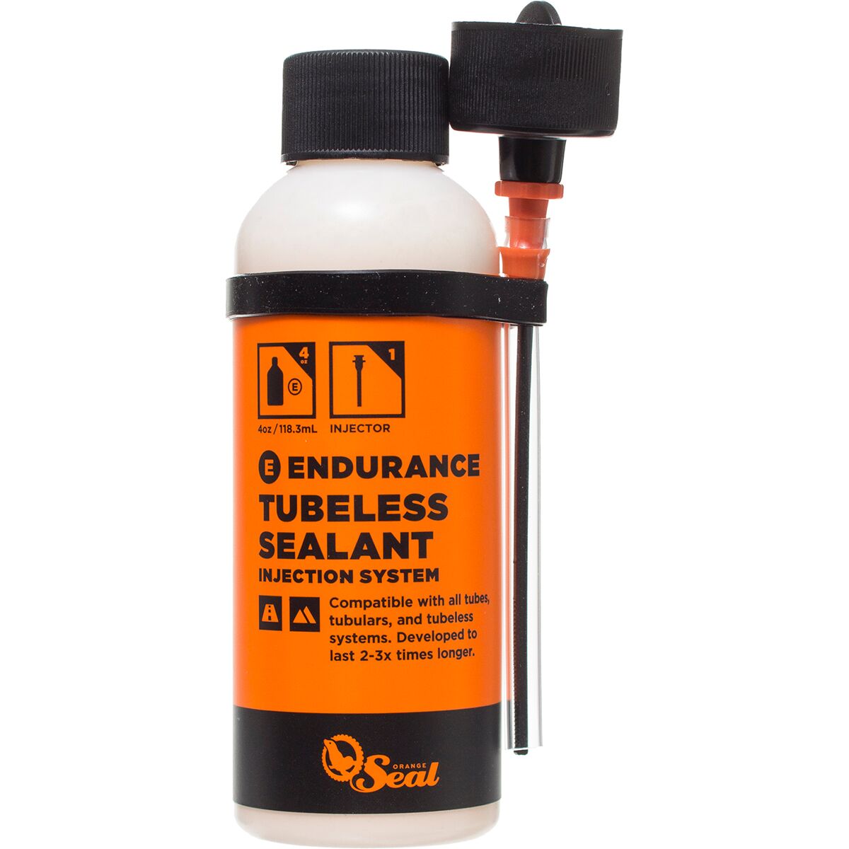 Orange Seal Orange Seal Endurance Tubeless Sealant with Twist Lock Applicator Orange, 8oz