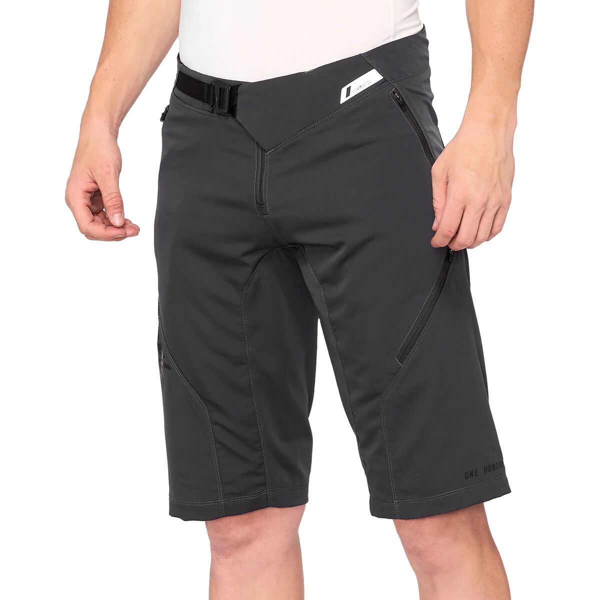 100% 100% Airmatic Short - Men's Charcoal/Charcoal, 30