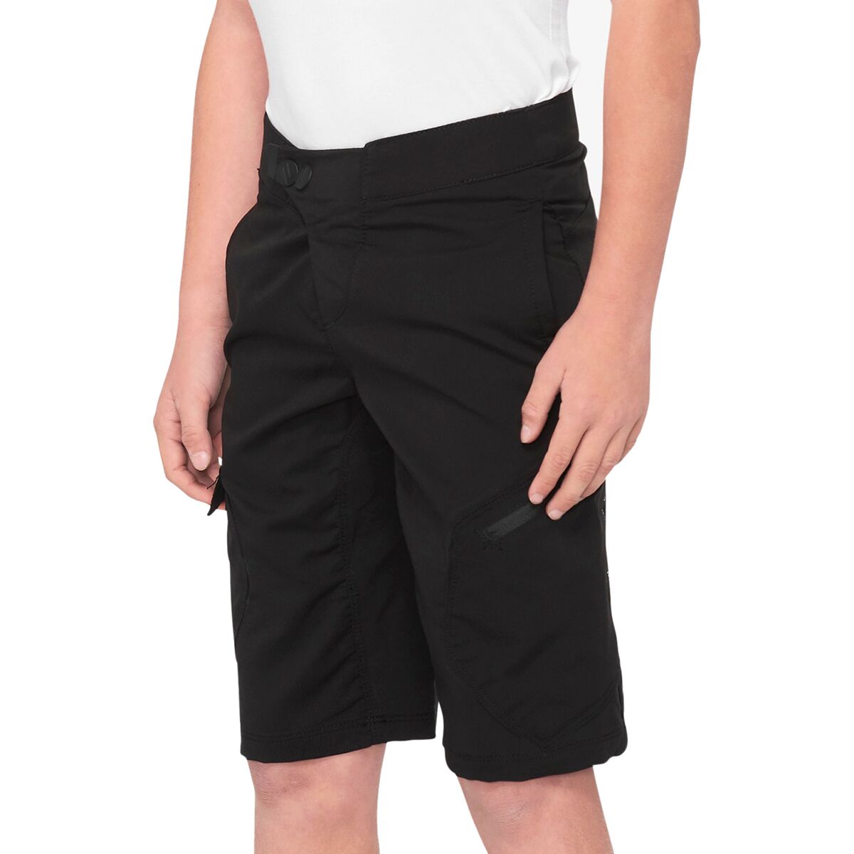 100% 100% Ridecamp Short - Boys' Black, 24