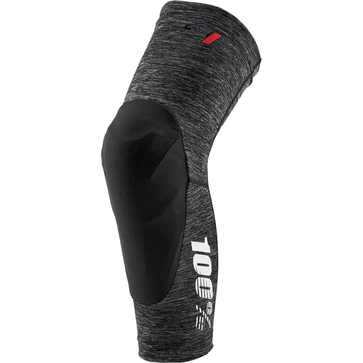 100% Teratec Soft Knee Pad Heather Grey/Black, M