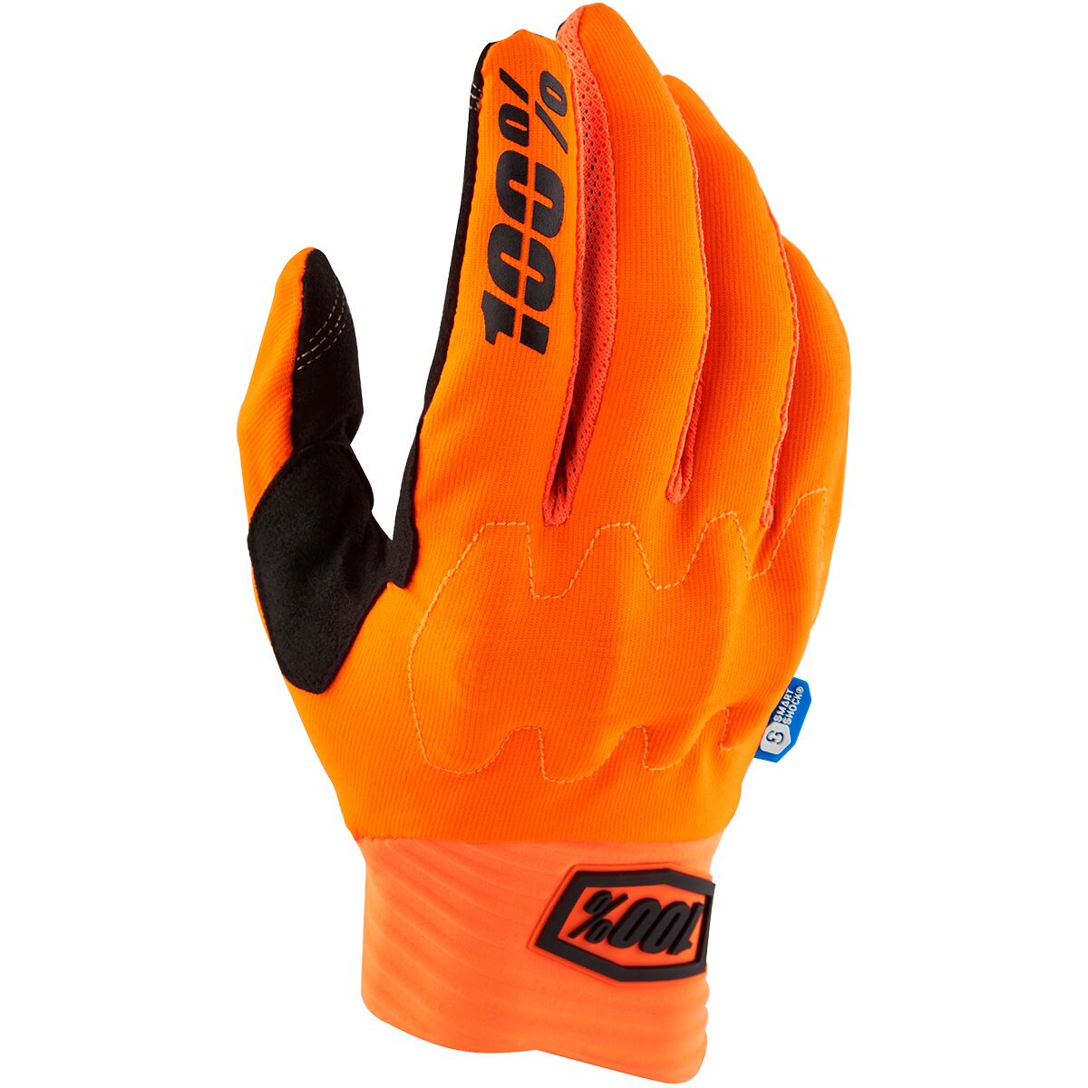 100% 100% Cognito Glove - Men's Fluo Orange, L