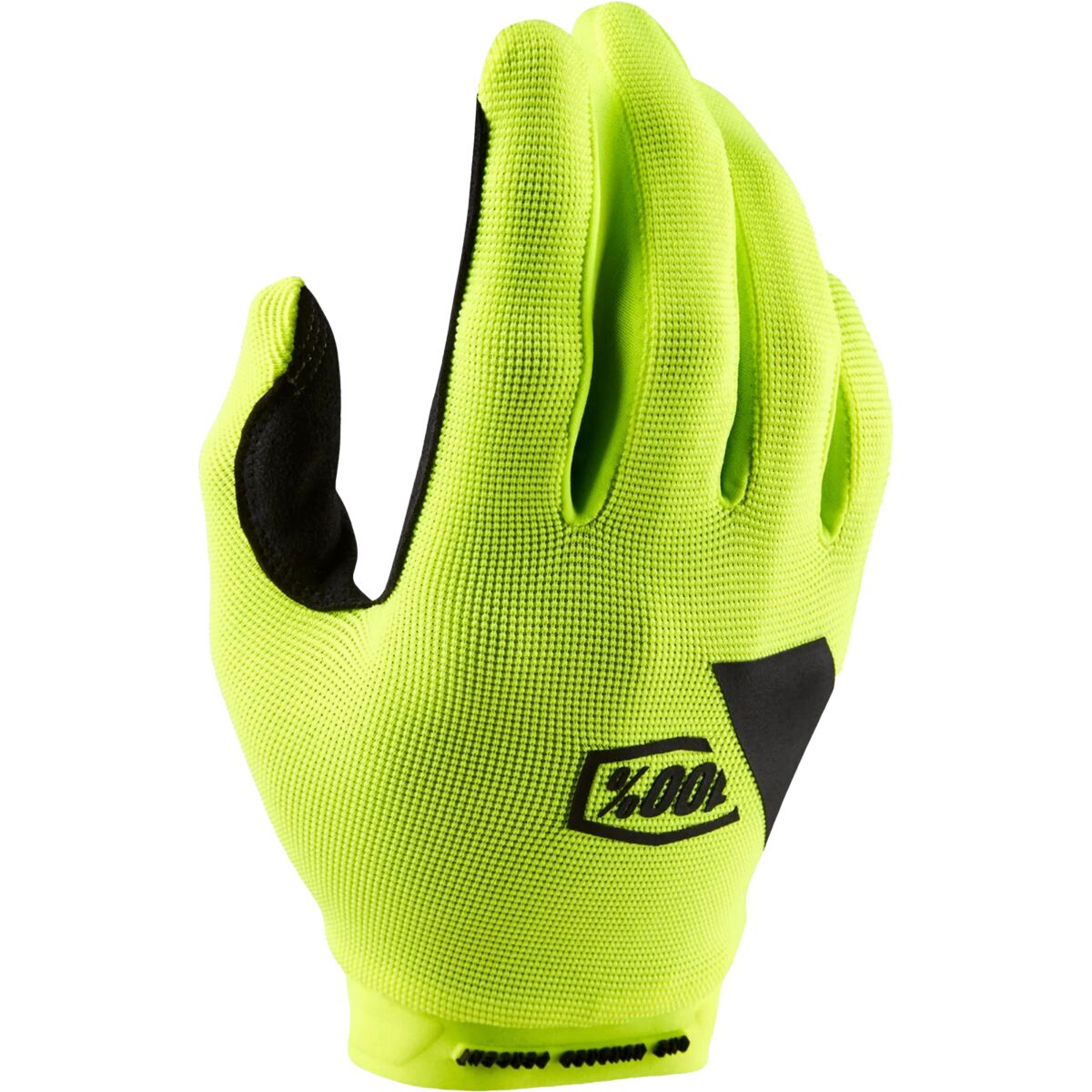 100% 100% Ridecamp Glove - Men's Fluo Yellow/Black, S