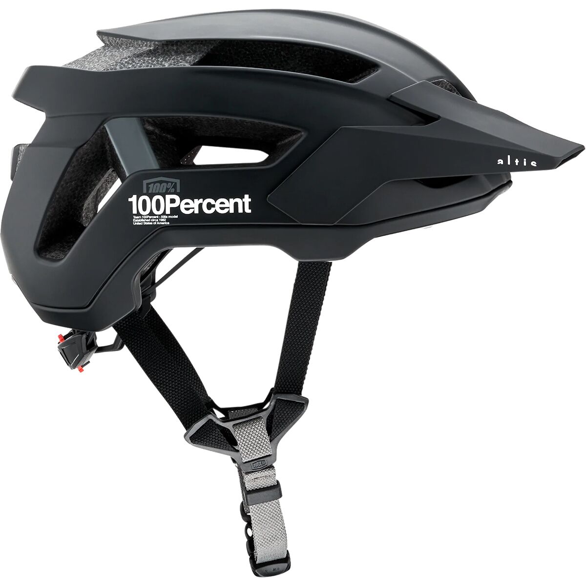 100% 100% Altis Helmet Black/Black, XS/S