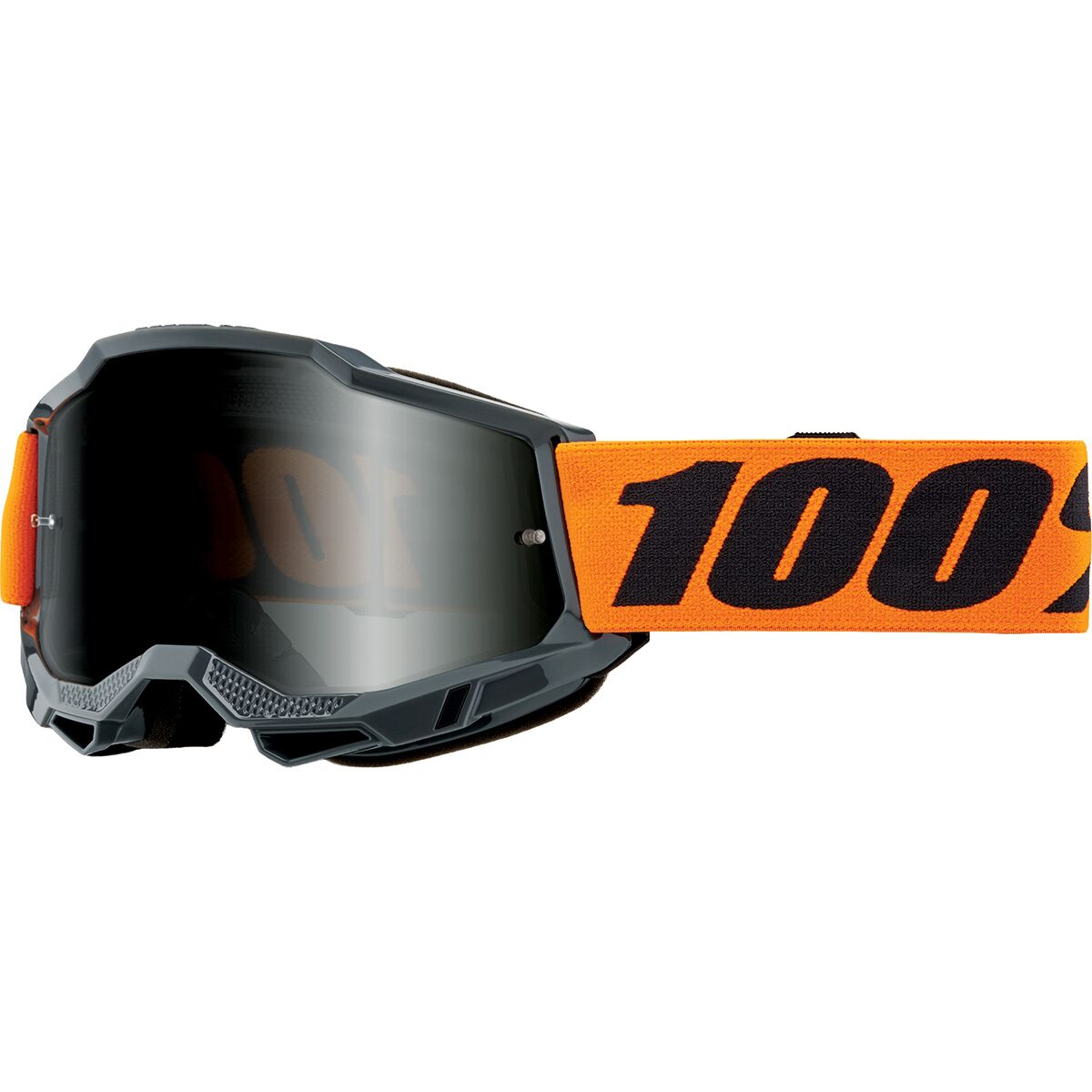 100% 100% ACCURI 2 Sand Goggle Orange/Smoke Lens, One Size