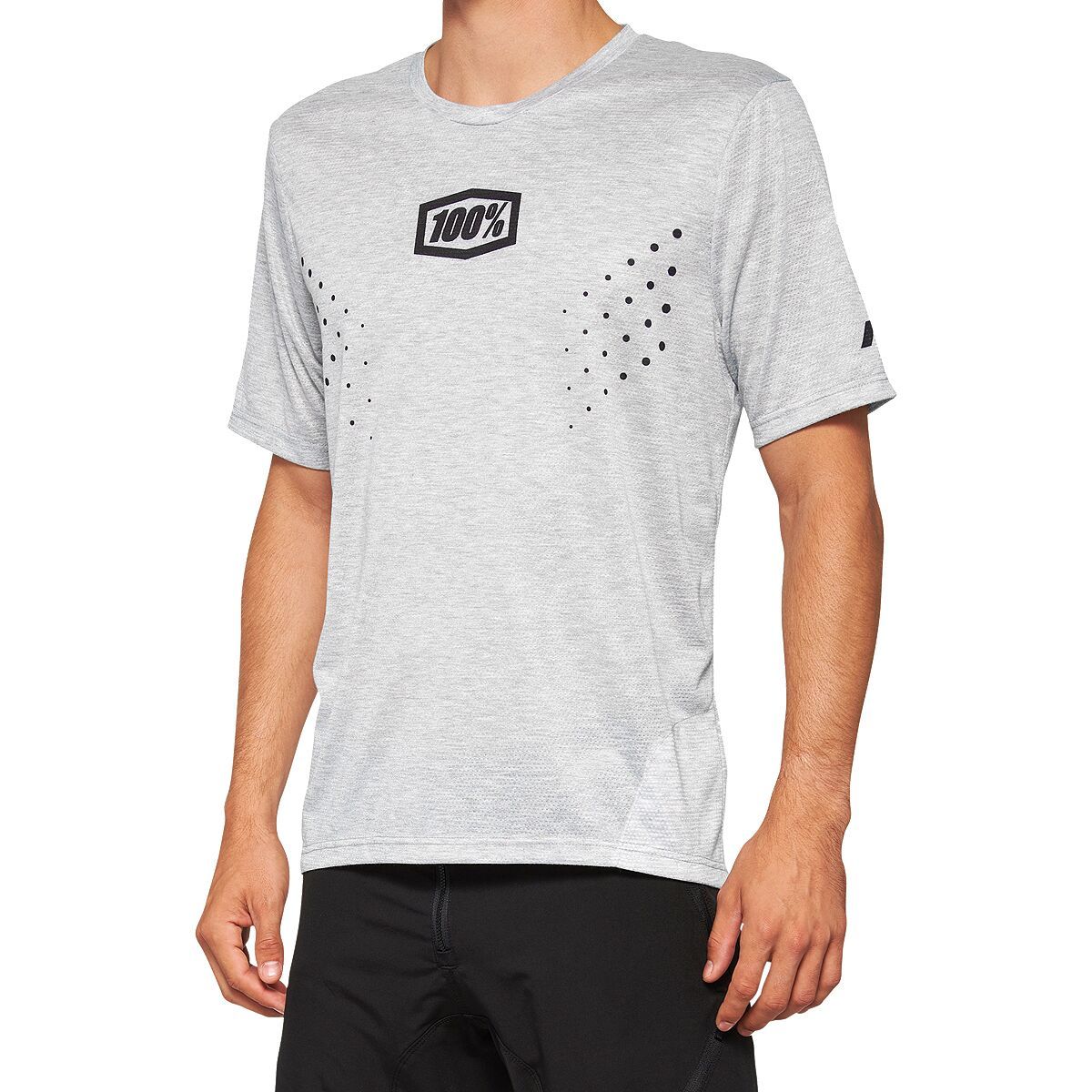 100% Airmatic Mesh Short-Sleeve Jersey - Men's Grey, S