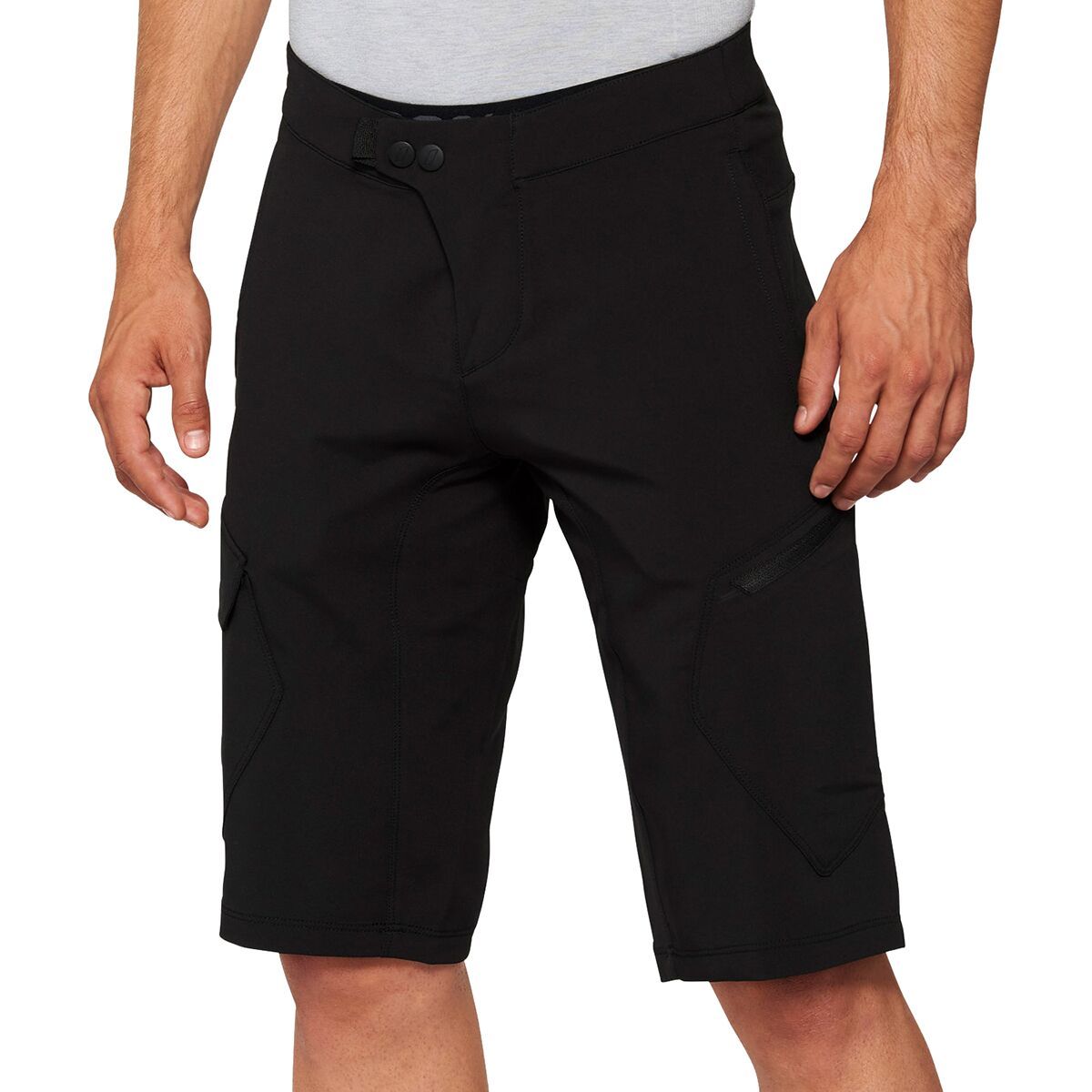 100% RideCamp Short with Liner - Men's Black, 32