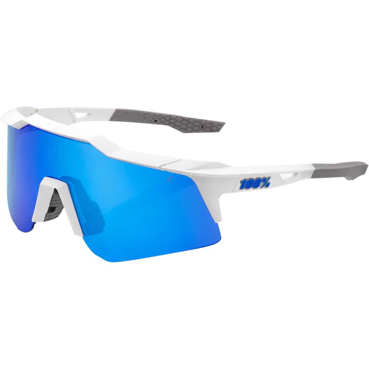 100% 100% Speedcraft XS Sunglasses Puddy Pink White/Smoke Lens, One Size