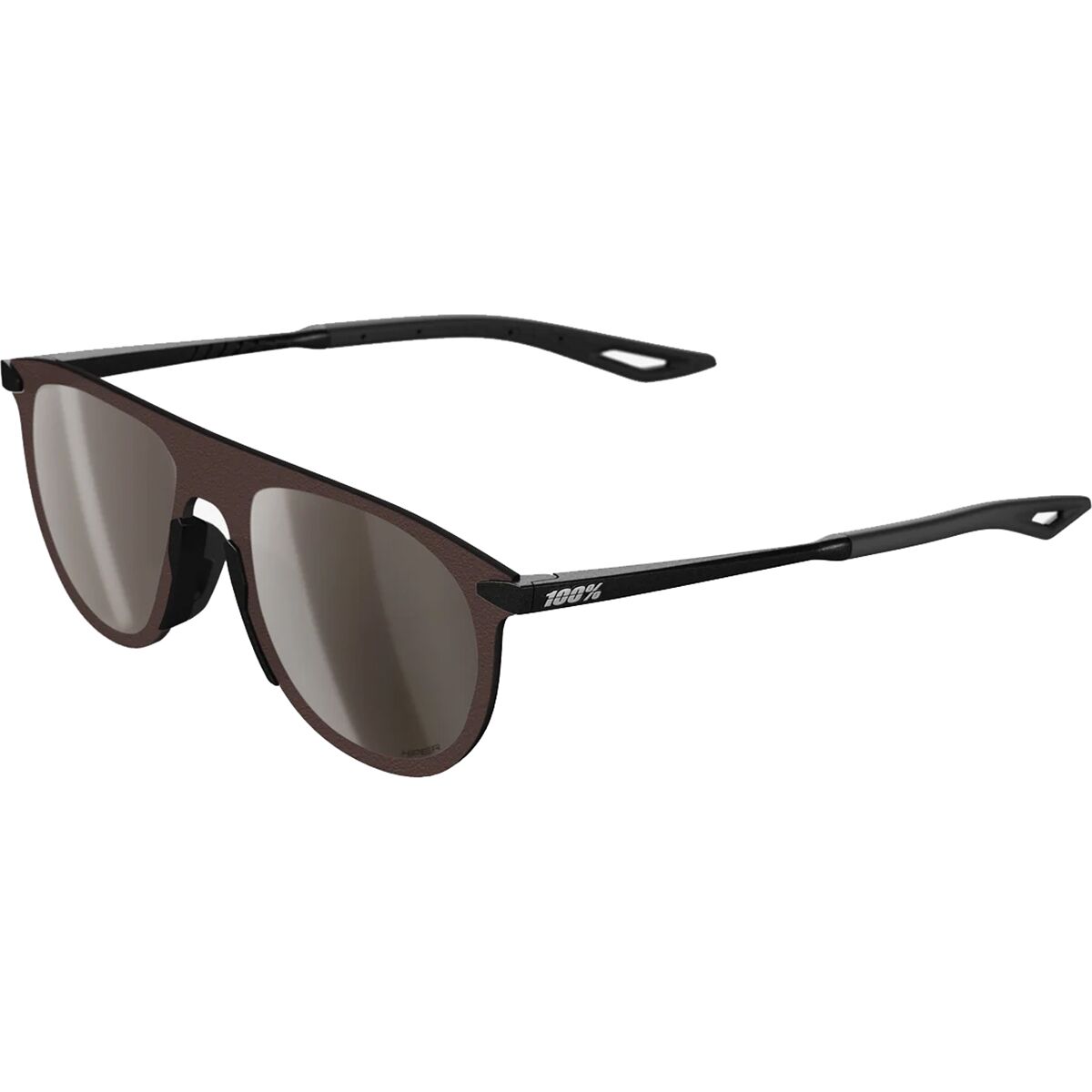 100% 100% Legere Coil Sunglasses Soft Tact Black, One Size