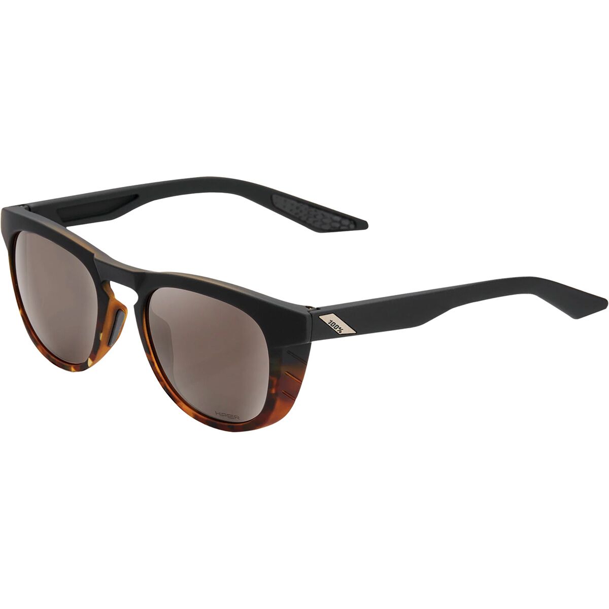 100% 100% Slent Sunglasses Soft Tact Fade Black/Havana, One Size