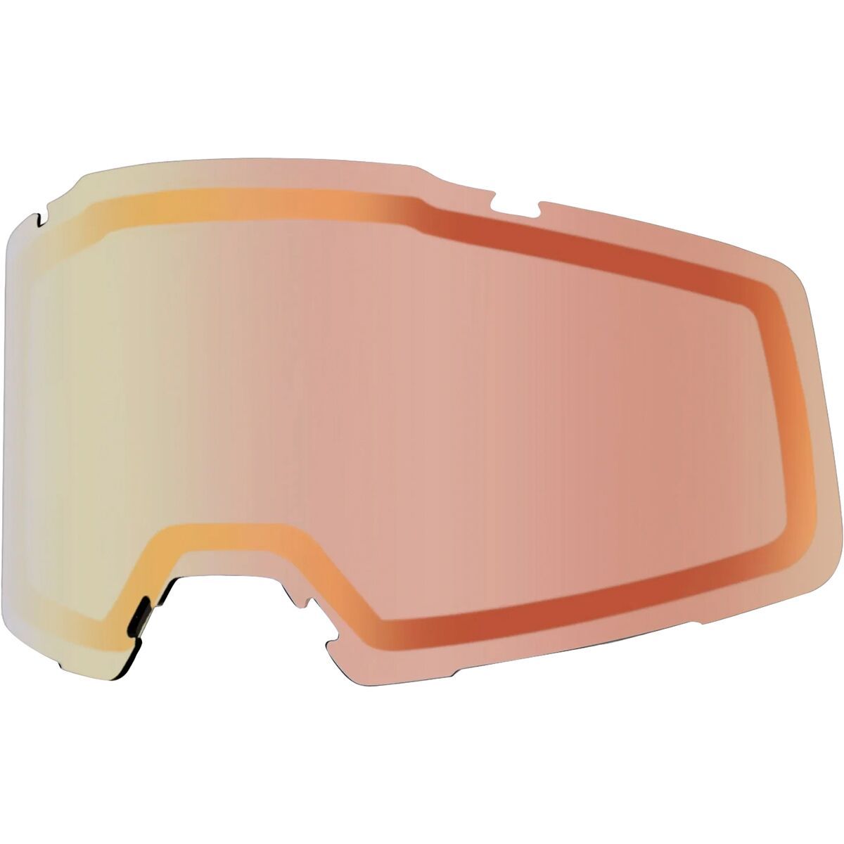 100% Okan Replacement Lens Mirror Peach, One Size
