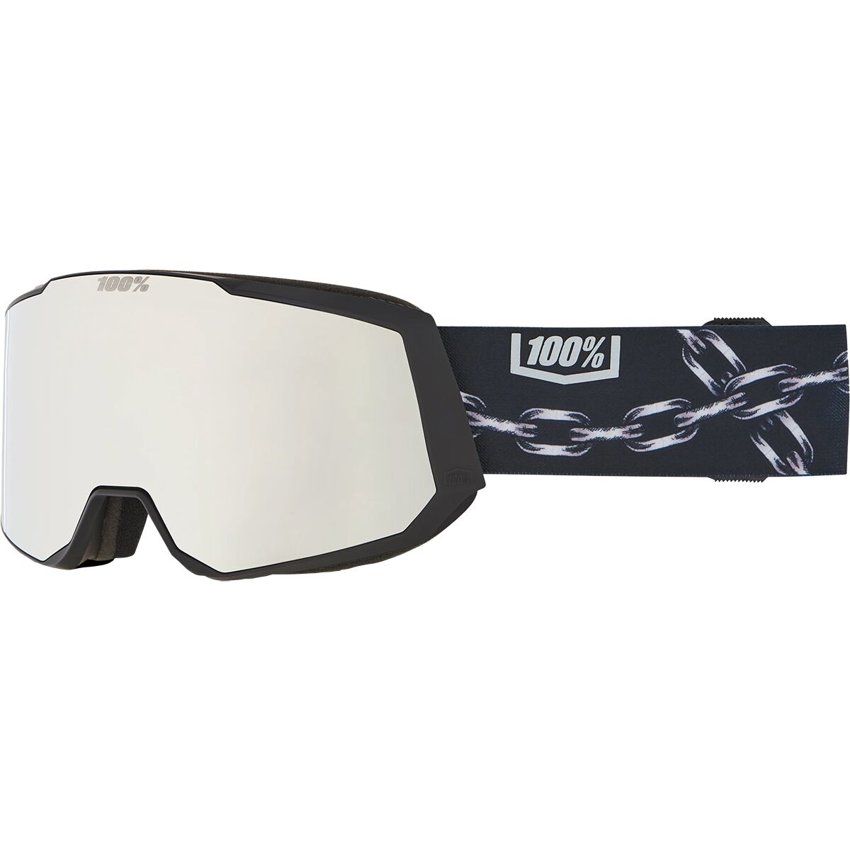 100% 100% Snowcraft XL Goggle Nico Porteous/Mirror Silver, One Size