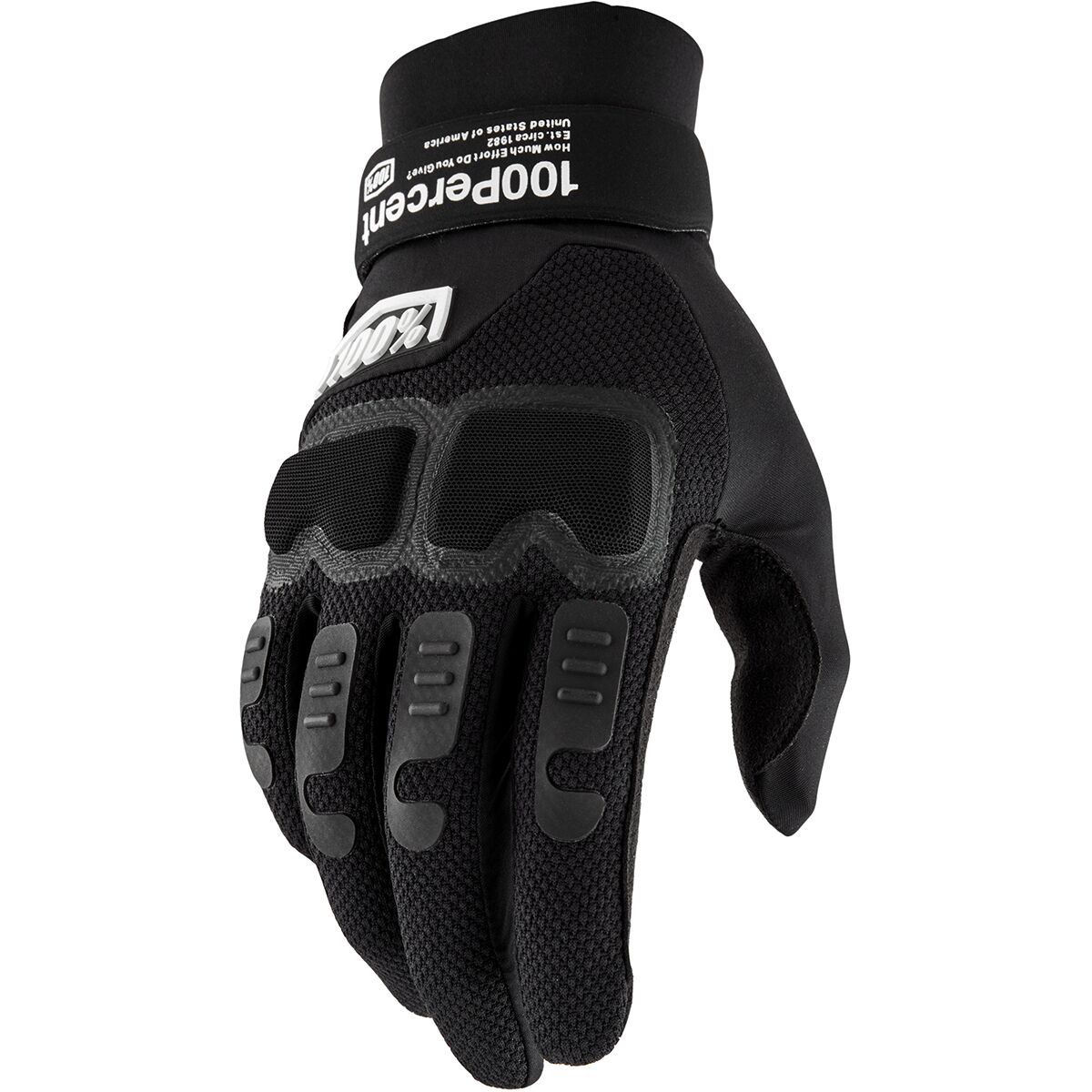 100% 100% Langdale Glove - Men's Black, M