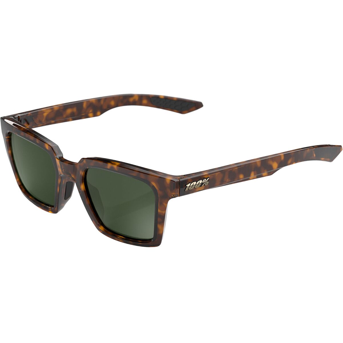 100% 100% Erba Sunglasses Soft Tact Black Smoke Lens, One Size