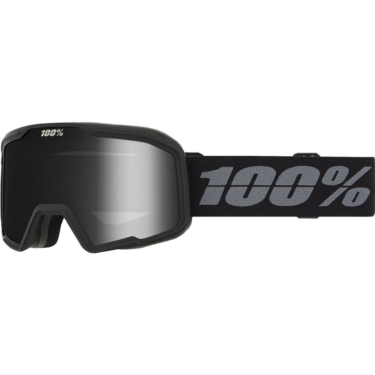 100% Valnor Goggle Base Black/Dark Smoke, One Size