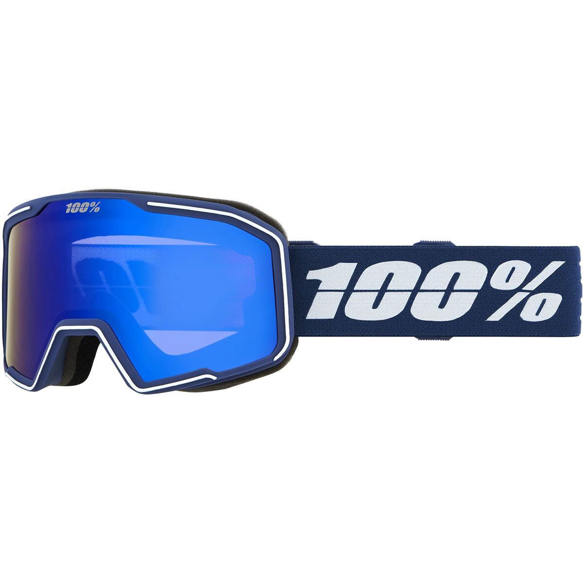 100% Valnor Goggle Indigo/Mirror Blue, One Size