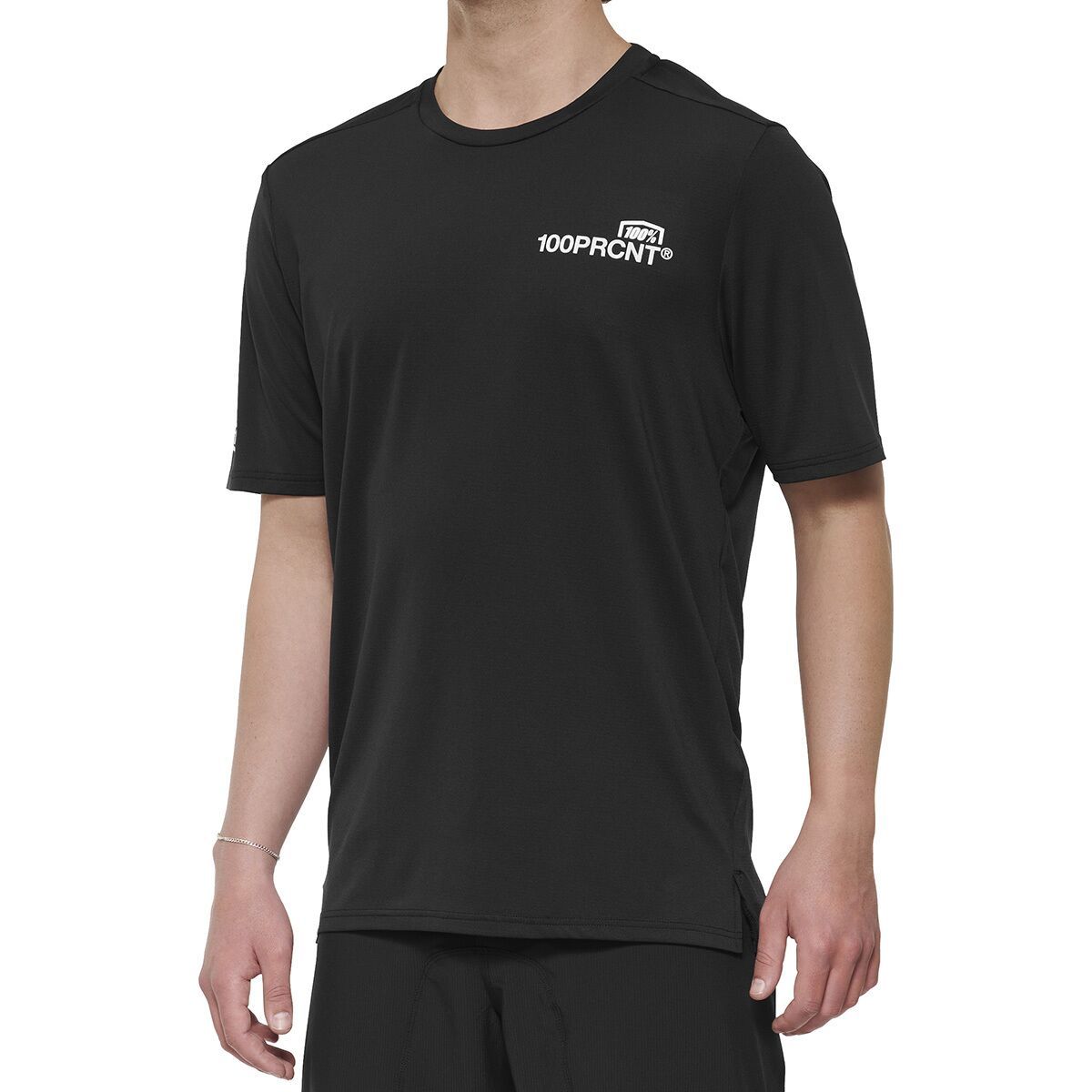 100% Airmatic Short-Sleeve Jersey - Men's Black, L