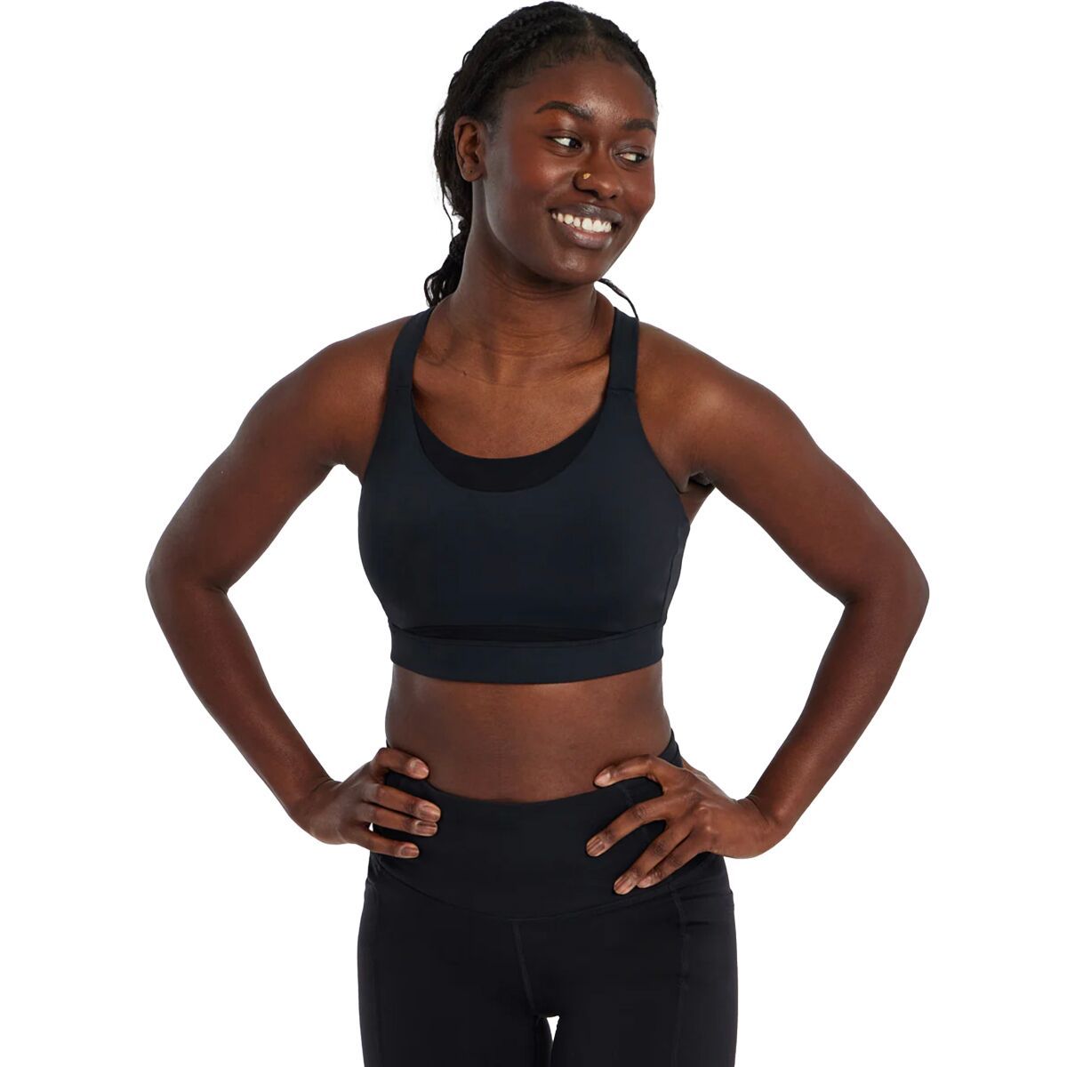 Image of Oiselle Boom Bra - Women's Black, 32D