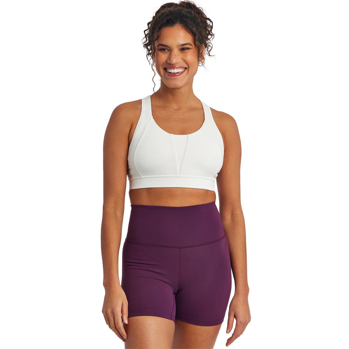 Oiselle Oiselle Double Breasted Bra - Women's White, 4