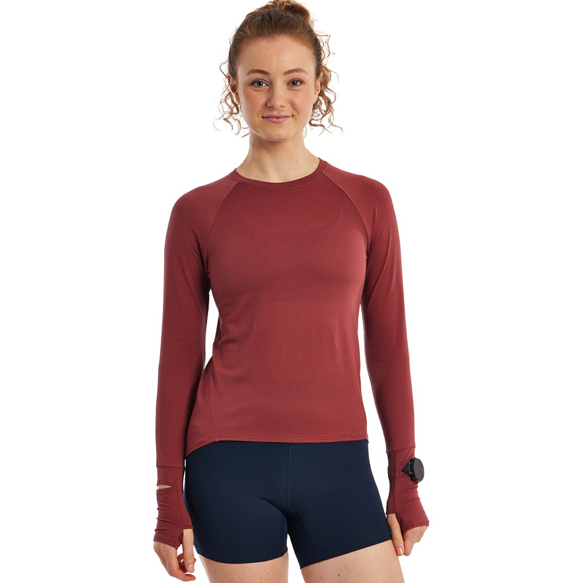 Oiselle Oiselle Flyout Long-Sleeve Top - Women's Deep Blue, 4