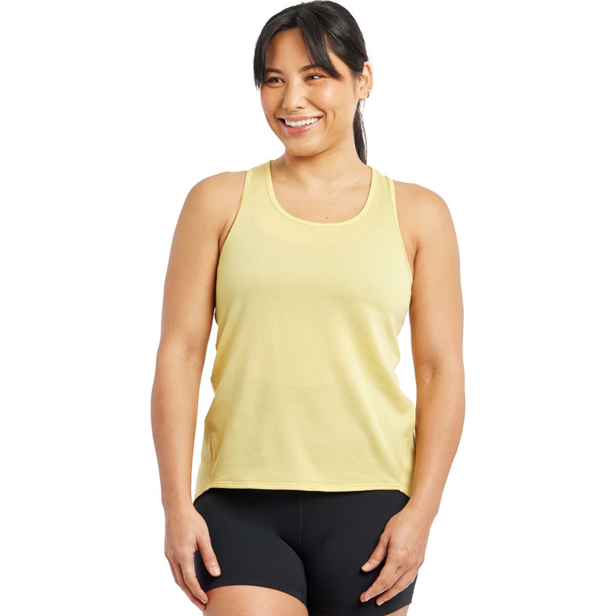 Oiselle Flyout Racerback Tank Top - Women's Saffron, 4