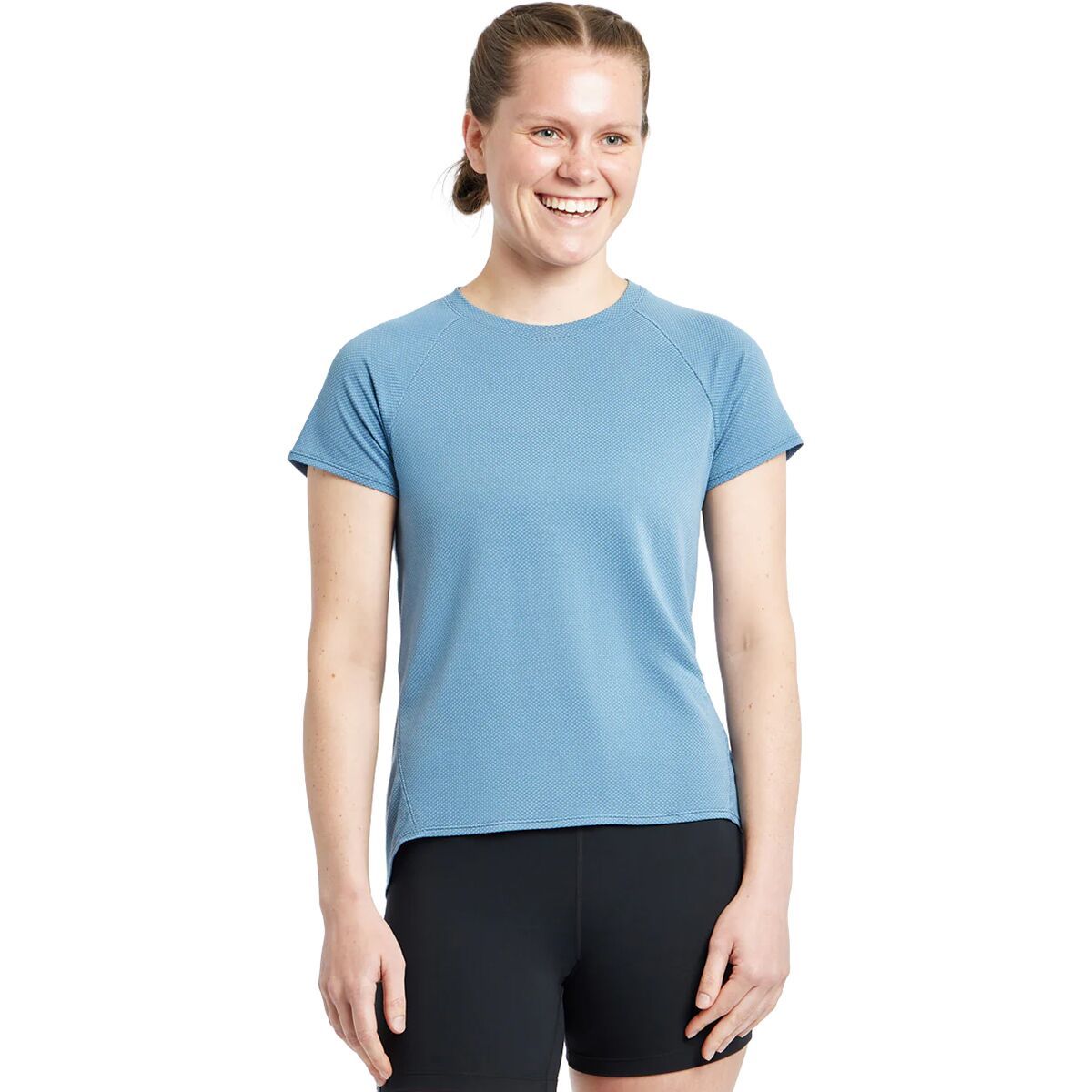 Oiselle Flyout Short-Sleeve Top - Women's Stratus, 2