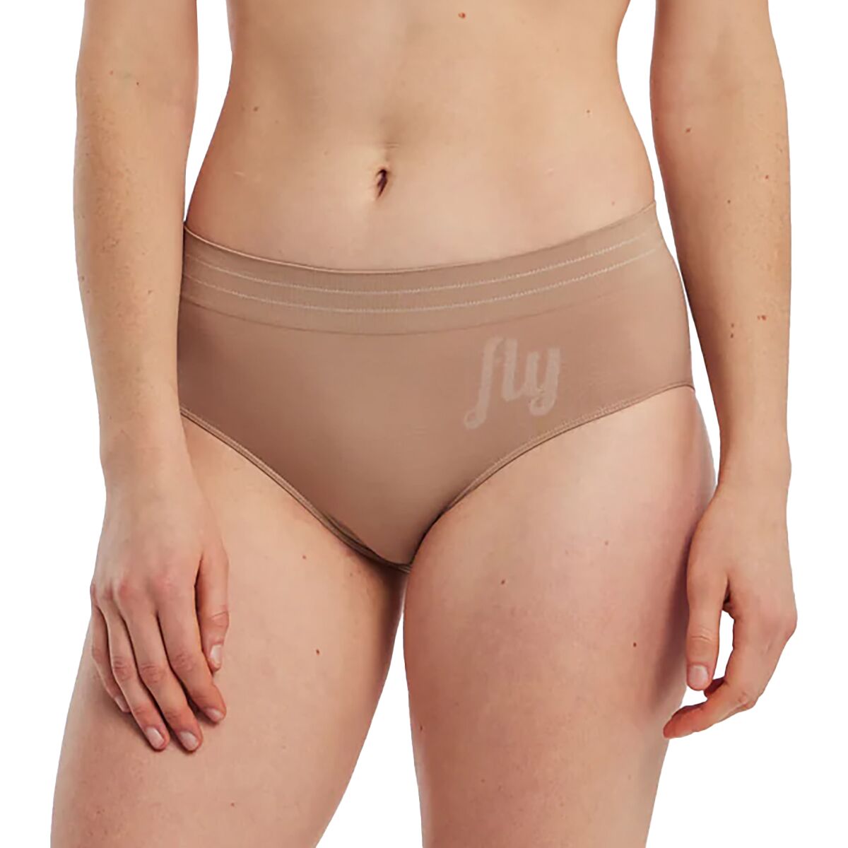 Oiselle Oiselle Flyte Brief - Women's Taupe, S