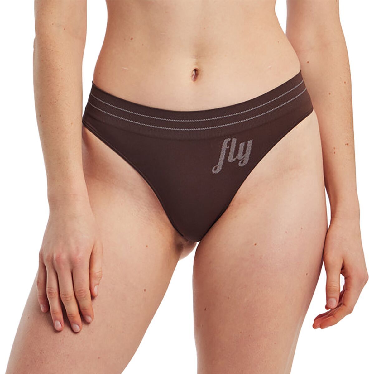 Image of Oiselle Flyte Thong - Women's Chocolate, S