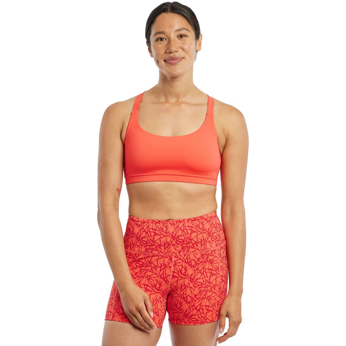 Image of Oiselle Hi Twenty Bra - Women's Alpenglow, 2