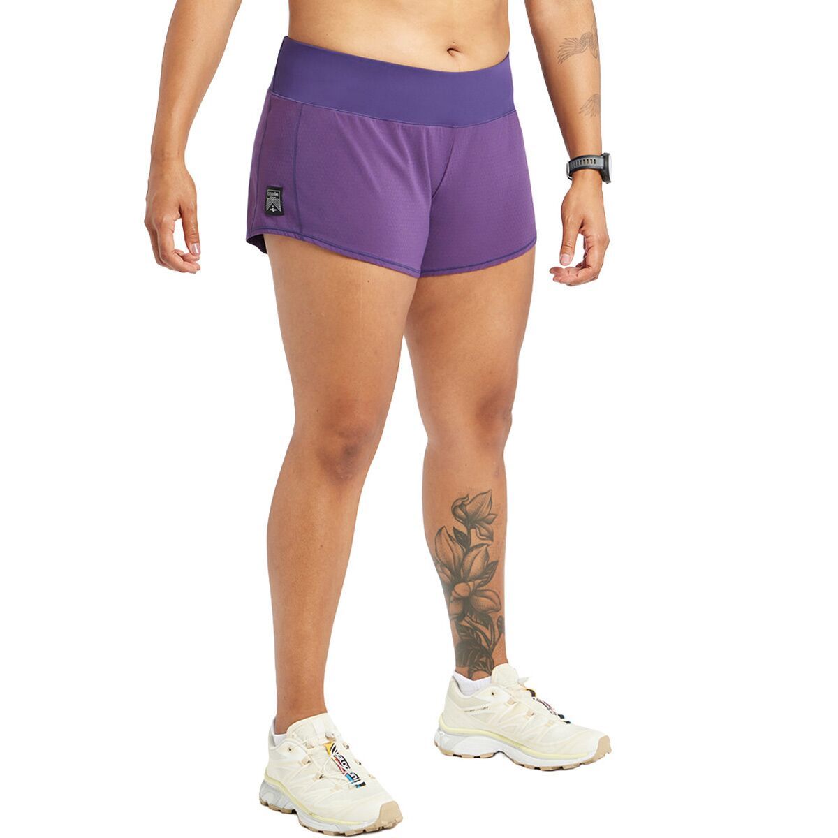 Image of Oiselle Roga 4in Short - Women's Twilight, 8