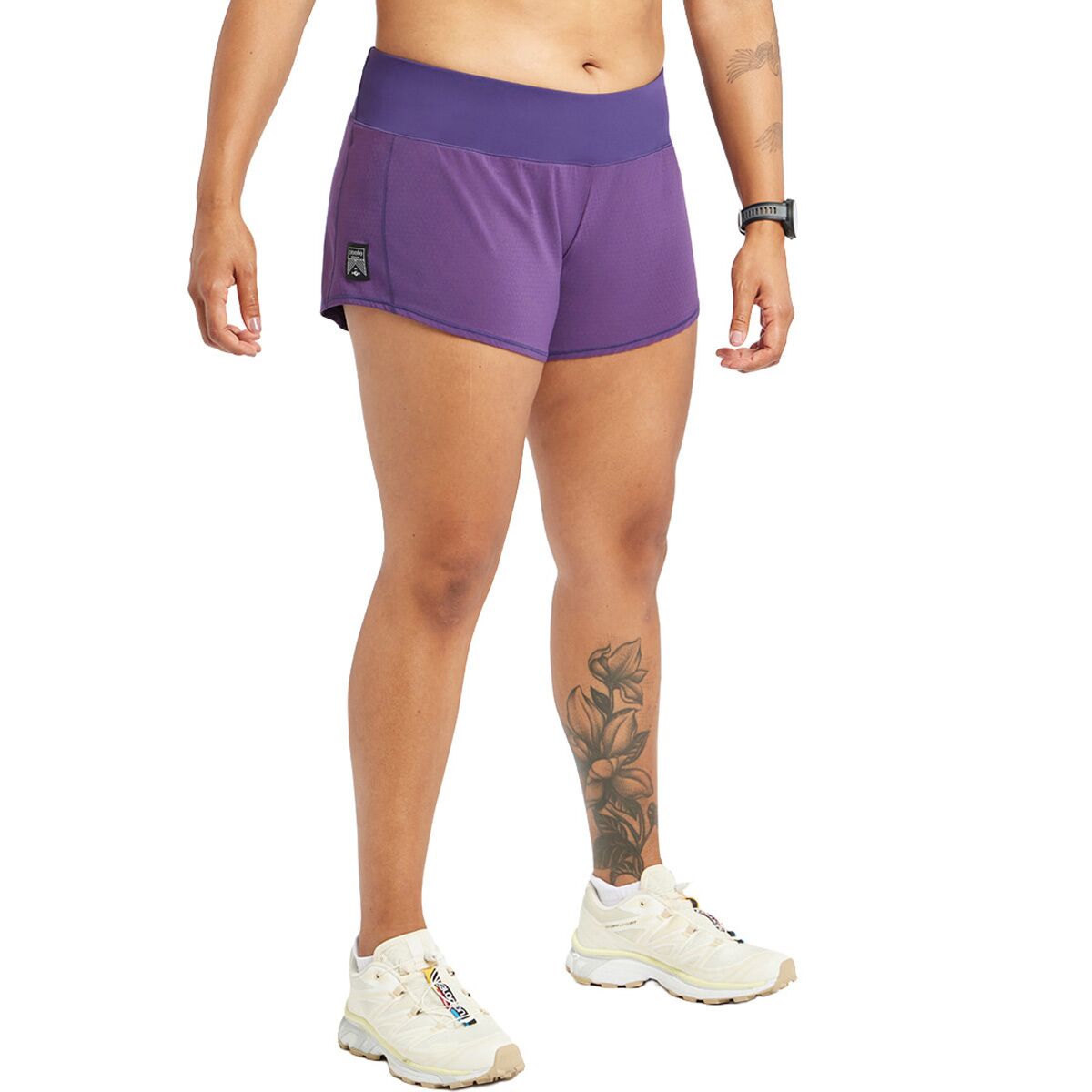 Image of Oiselle Roga 4in Short - Women's Twilight, 14