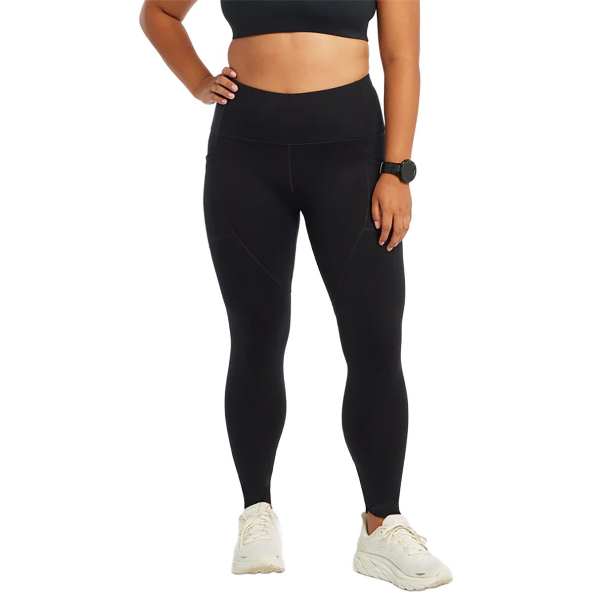 Image of Oiselle Flyout Tight - Women's Black, 2